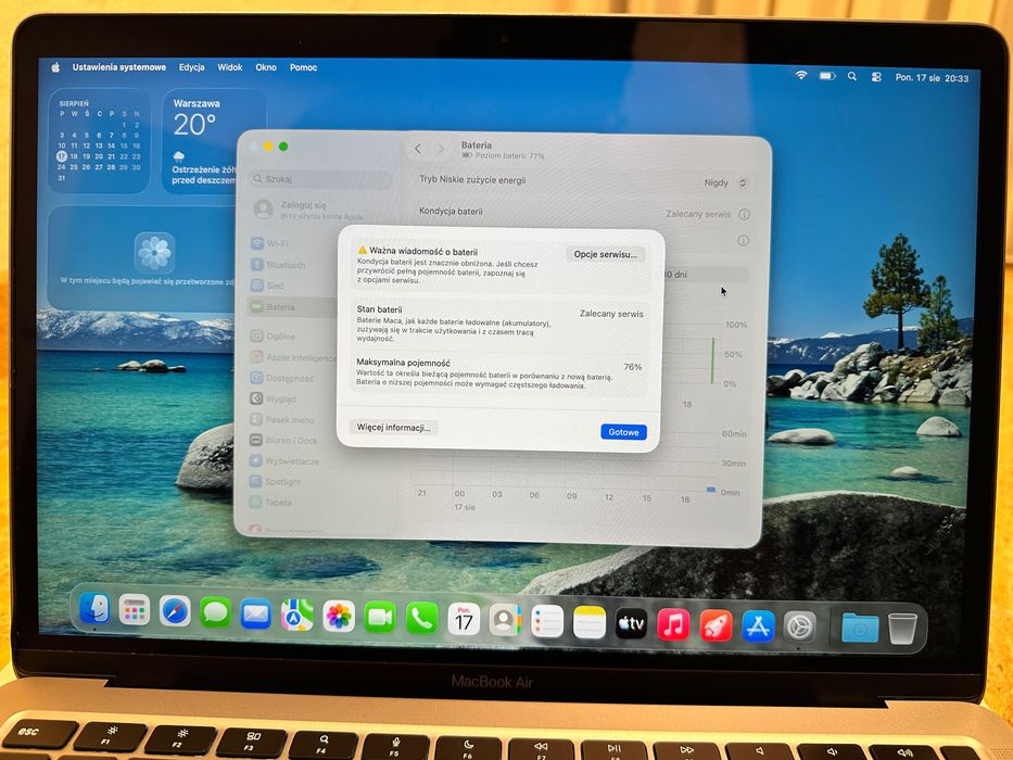laptop Macbook air m1 8gb 256GB
