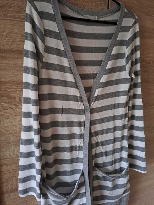 Kardigan damski z kieszeniami - rozmiar M/L