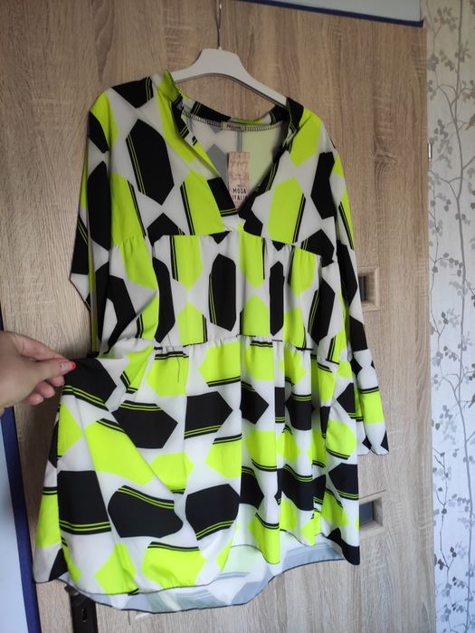 Sukienka# neon oversize