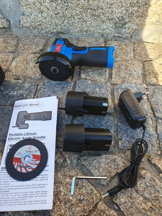 Mini Rebarbadora a Bateria Compacta 12V c/ 2 Baterias (Nova)
