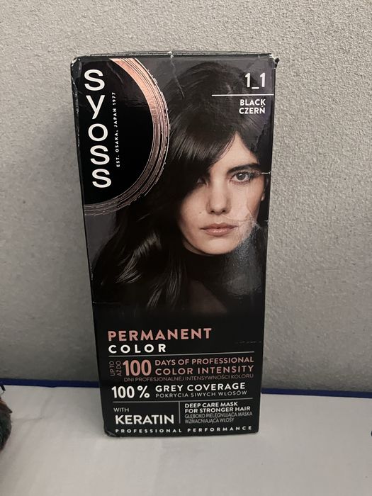 Syoss color 1-1 black