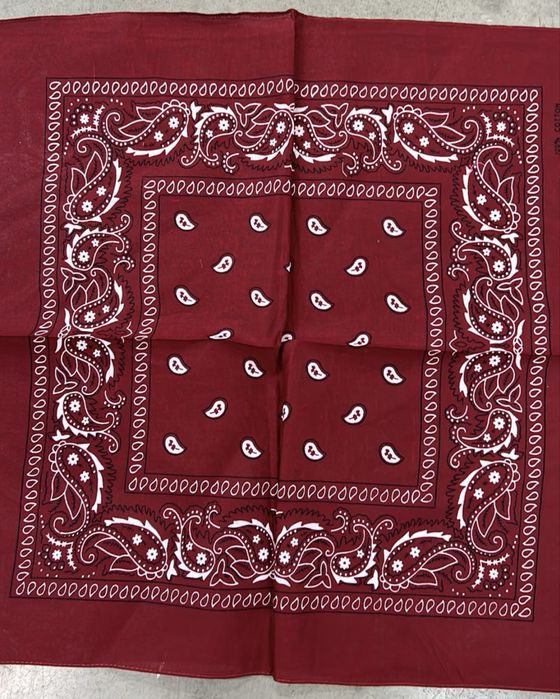 Bandana bordowa