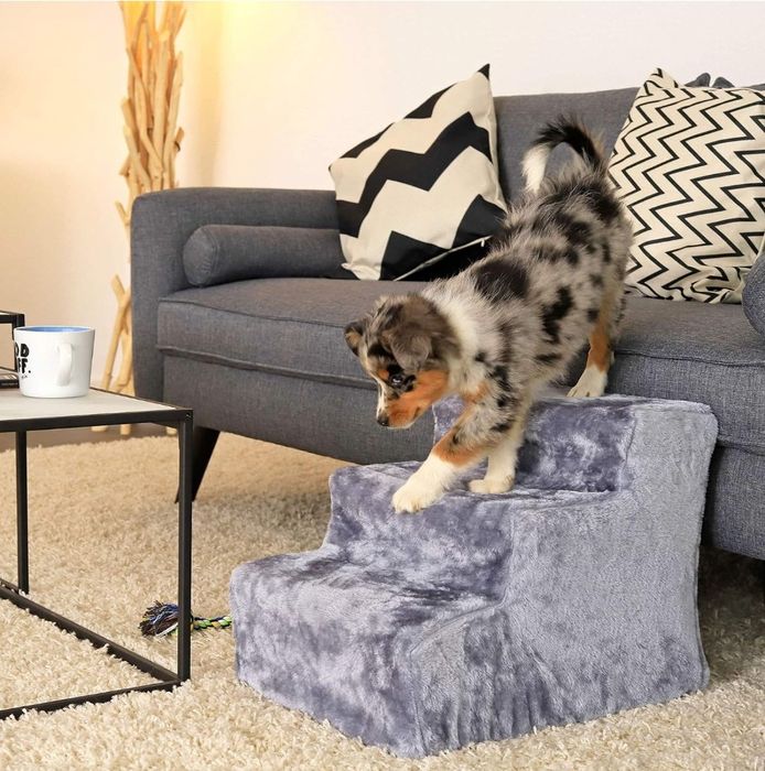 Lionto Dibea HT00186 Schody dla Kota , małego psa Jasnoszare