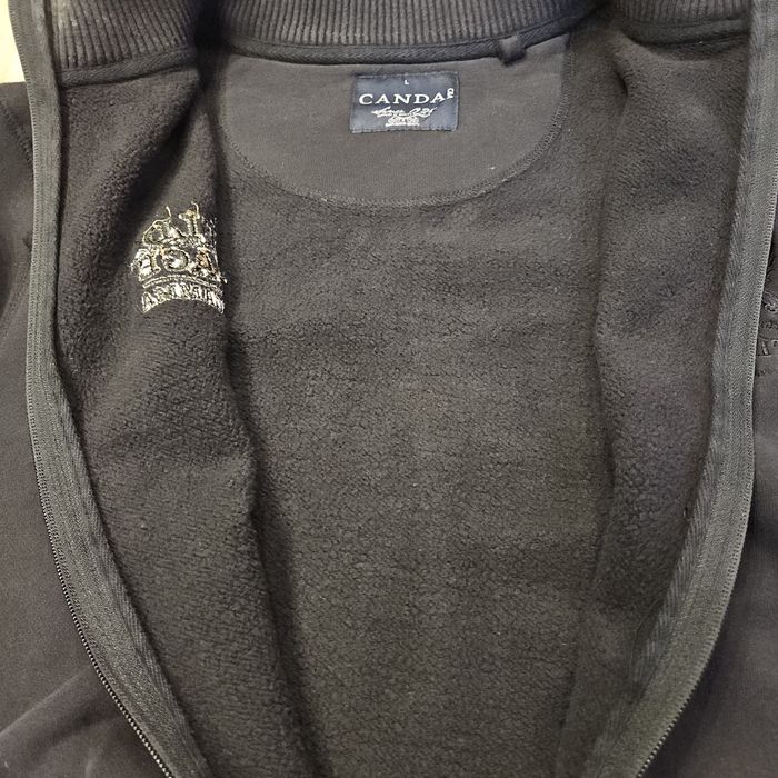 Bluza z kapturem rozpinana CANDA rozmiar L