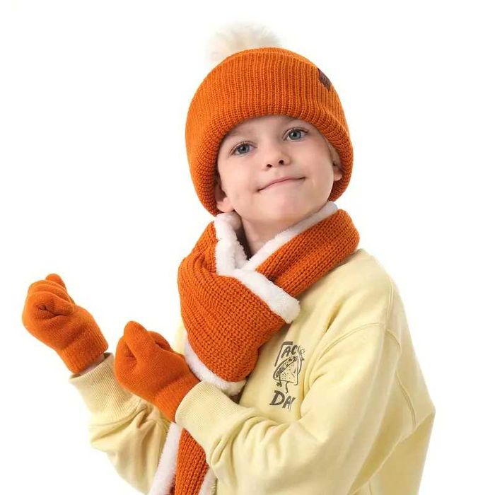 Nowy zestaw dziecięcy / czapka / szal /rękawiczki /komin / 3szt !7716!