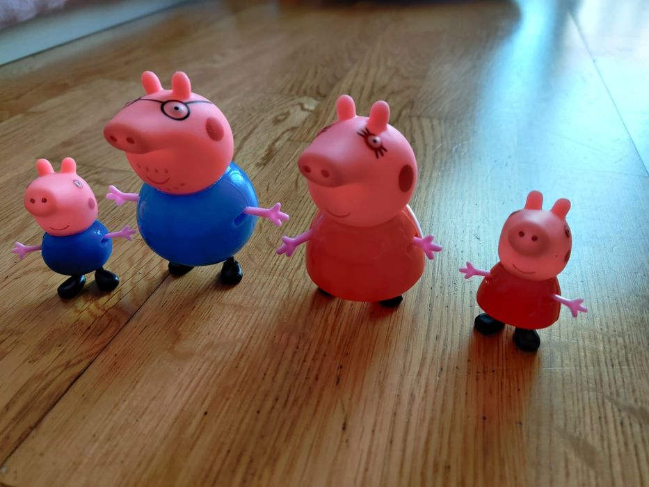 Família peppa pig - topo bolo