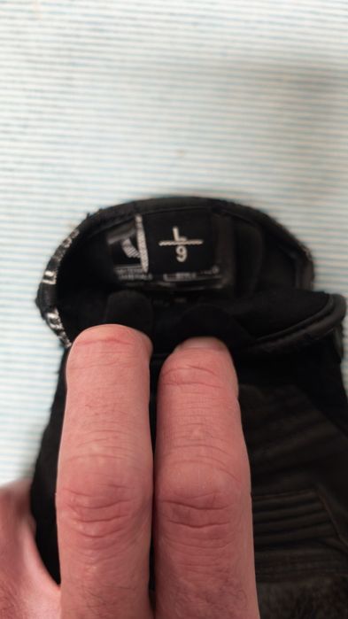 Luvas de mota em pele