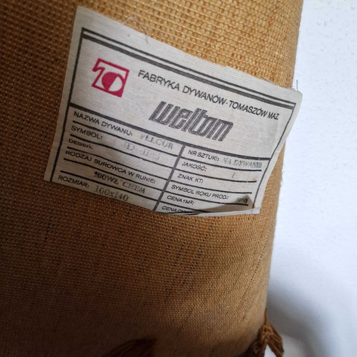 Dywan obraz ścienny kilimek słoneczniki PRL