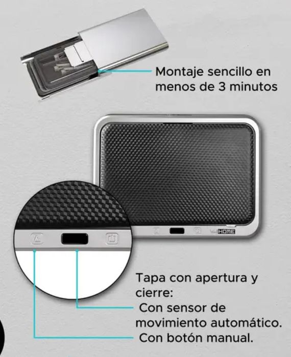 Caixote lixo abertura Automatica Inox 50 L - Novo