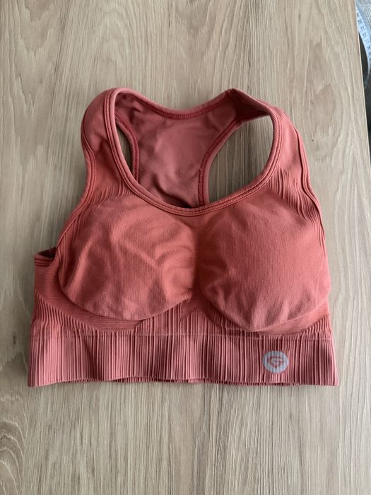Biustonosz, stanik sportowy Push Up Coral Gym Glamour