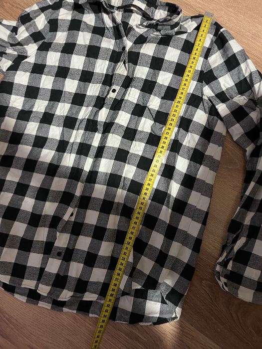 Koszula w kratę kratkę krata zara basic