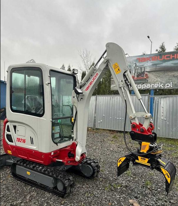 Takeuchi TB216 NOWA Gwarancja bez limitu mtg! TB230/TB225
