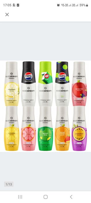SODASTREAM koncentrat / syrop napoju do Saturatora