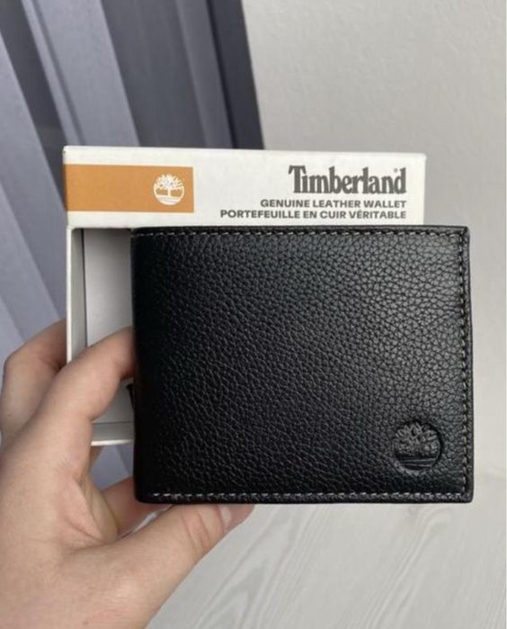 Оригінальний шкіряний гаманець Timberland | Портмоне натуральна шкіра