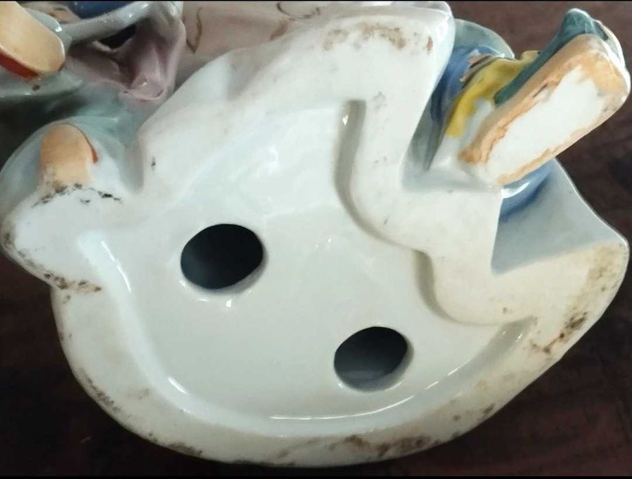 Estátua art oriental, oriental cerâmique, Deus da Riqueza