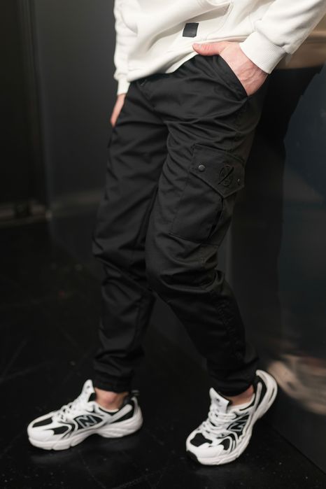 ТОП ЯКІСТЬ! Стильні карго штани на манжеті, чоловічі брюки.