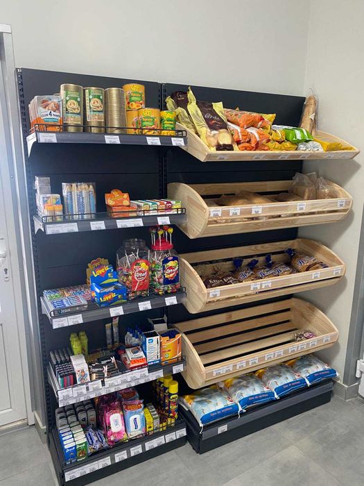 Стелажі для магазину. Каси, холодильне обладн. Гранти на обладнання