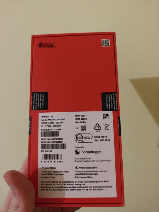 OnePlus 13r 12/256 black