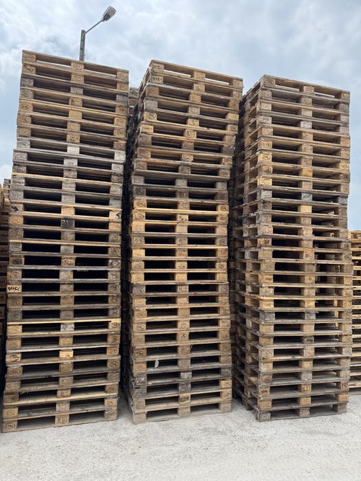 Palety euro 1200x800 ciemne 2 gatunek palety używane