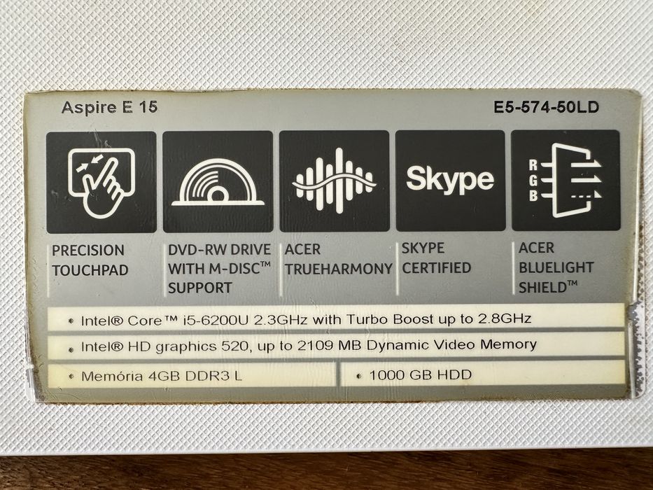 Acer Aspire E 1564584706927617121