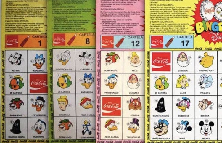 Caricas antigas Disney