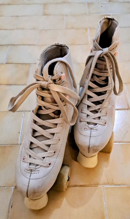 Patins Oxelo Brancos 38 - Iniciação