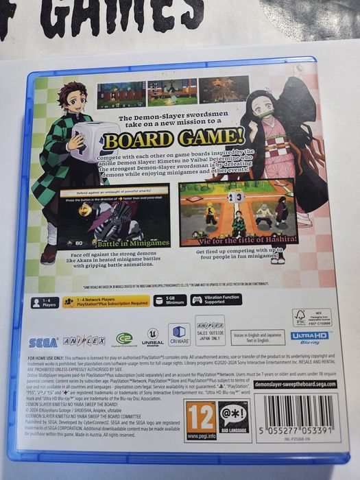 Demon Slayer Sweep The Board Ps5 Playstation 5 Ideał