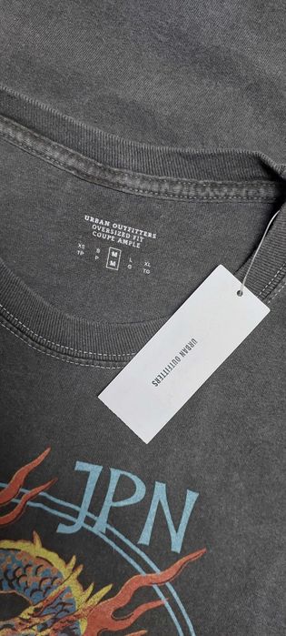 Bawełniana szara bluza męska URBAN OUTFITTERS, R. M oversized