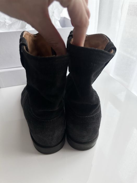 Botki ze skory cielecej Isabel Marant