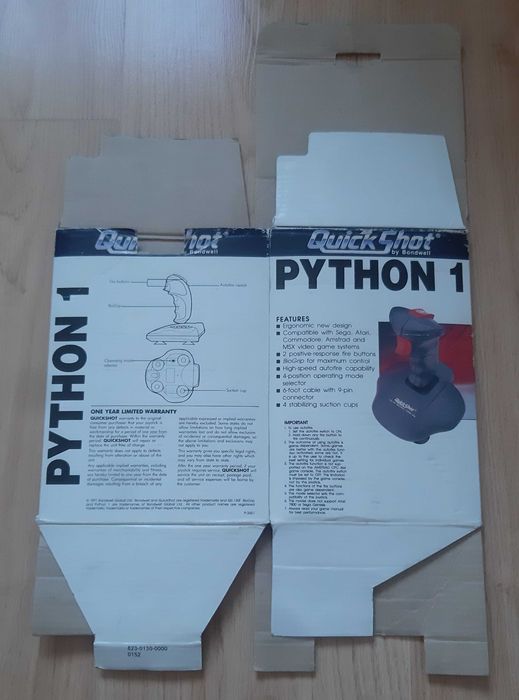 Karton joystick Quick shot python 1