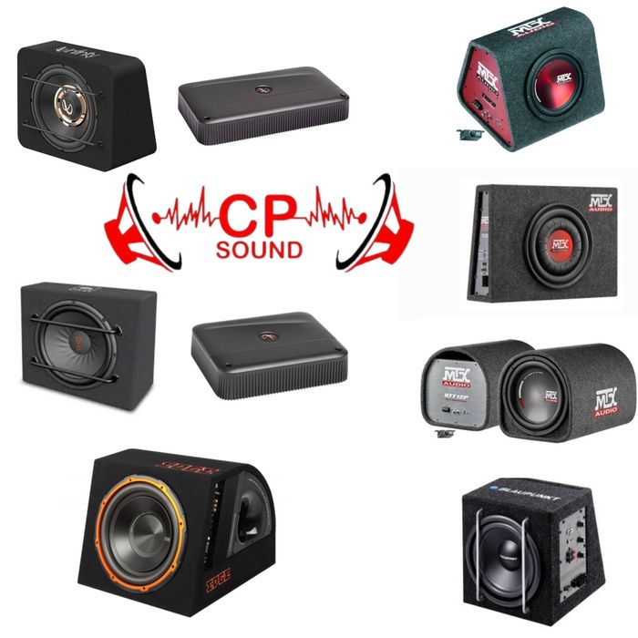 Subwoofer Amplificador Subwoofer compacto para Som carro jipe etc