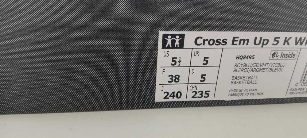 Buty Adidas Cross Em Up 5 K Wide Koszykówka 38
