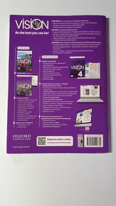 Vision 4 workbook oxford B2