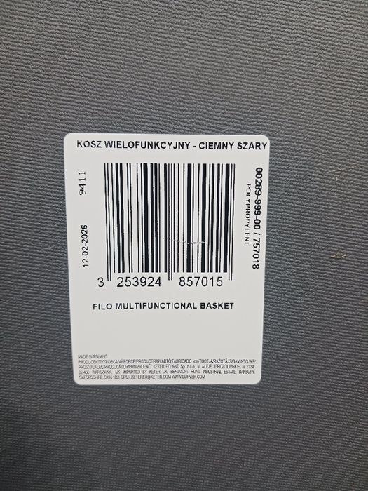 Koszyk wielofunkcyjny / zakupowy CURVER 21 L ~ nowy