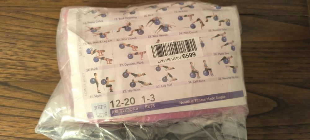 Bola de Ioga com maquina de encher