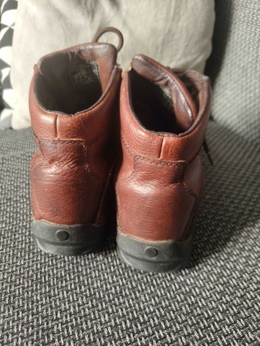 Buty męskie trzewiki trapery 45 skóra naturalna ocieplane