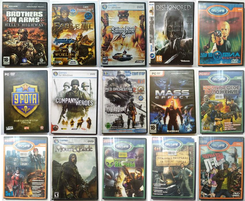 Диски для ПК dvd-game PC коллекционеру