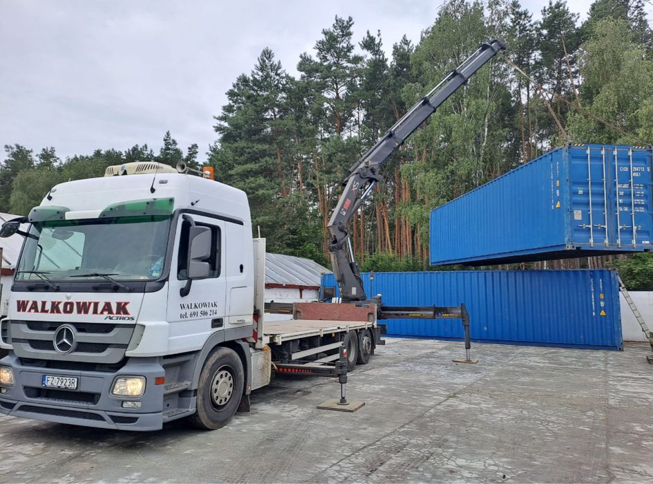 Transport HDS , niskopodwozie. Transport maszyn, kontenerów
