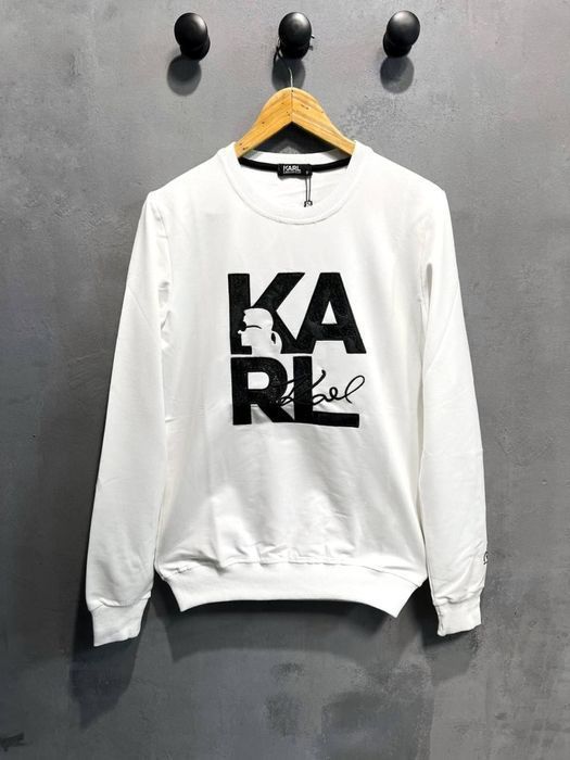 Красный мужской свитшот Karl Lagerfeld, батник мужской