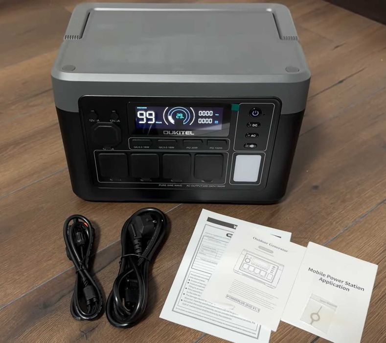 Зарядна станція Oukitel P1000E Plus 1800W 1024Wh LiFePO4 Нова