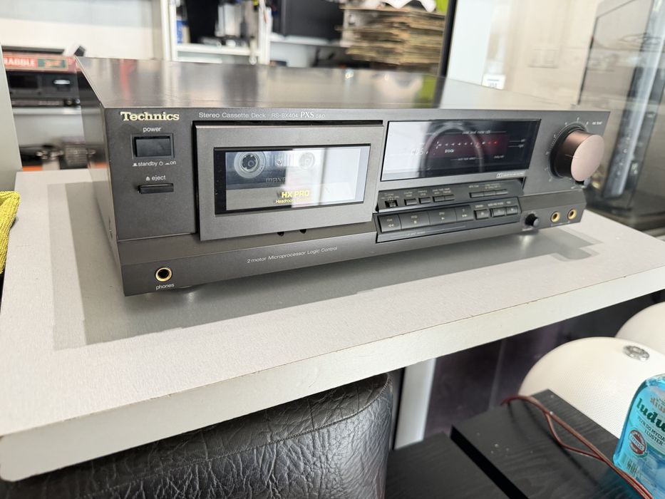 Odtwarzacz kaset magnetofonowych deck Technics RS-BX404 po wymianie pasków w pełni sprawny ładny stan