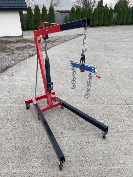 Żuraw podnośnik warsztatowy 2 t + Balancer zblocze mocny