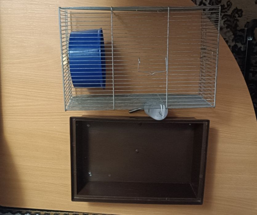 Клітка для хом'яка (колесо+поїлка)