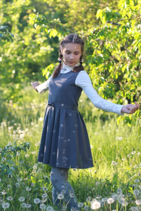 Сарафан, платье на девочку 9-10-11 лет