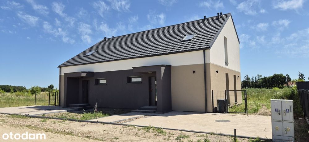 Właśnie wybudowany bliźniak Wróblewo (Kostrzyn) 85 m²/100 m² całkowita