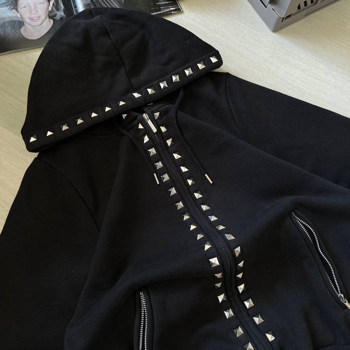 Zip Up Hoodie Black