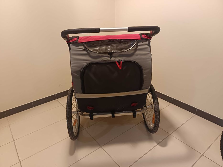 Przyczepka rowerowa wózek 2 miejsca weehoo