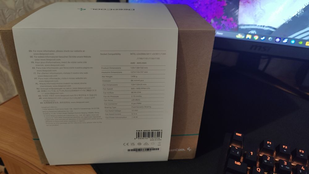 Кулер DeepCool AK620/ состояние нового