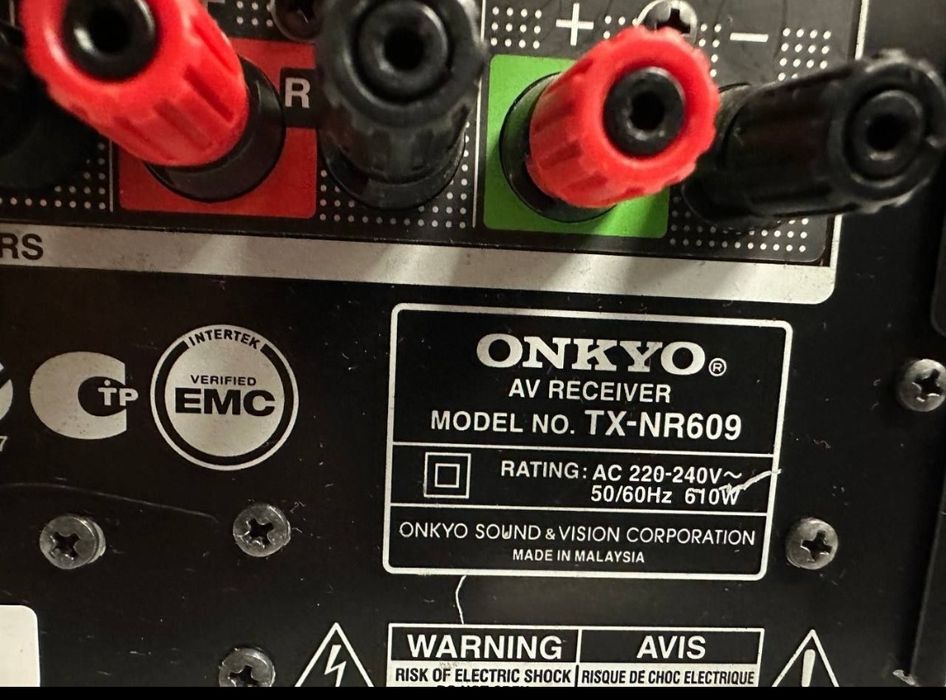 TOP! 7.2 Amplituner ONKYO TX-NR609, 7x160 W,
