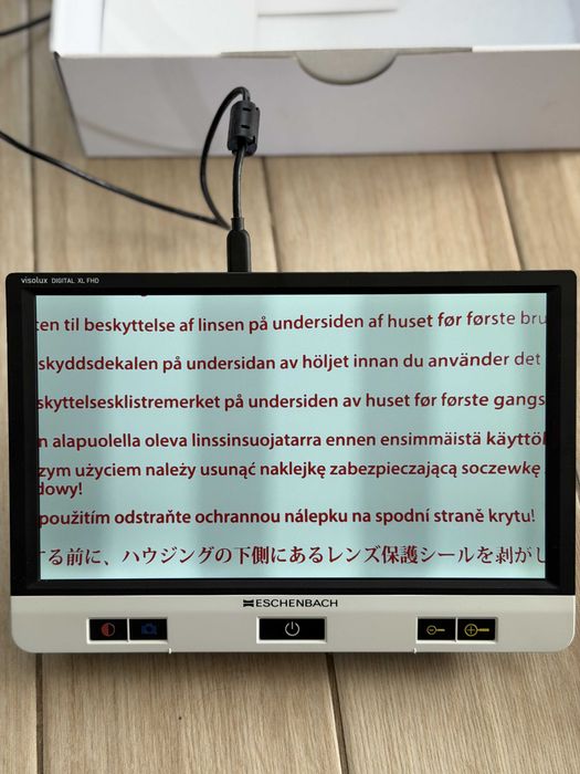 Duża lupa elektroniczna visolux DIGITAL XL FHD 12cali